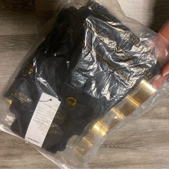 Restocked! Black Ribbed Belted Knit Sweater Dress - Picture 4 of 7